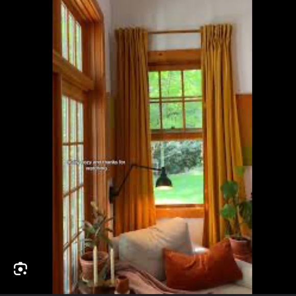 NWT IKEA Velvet Curtain - Picture 2 of 6